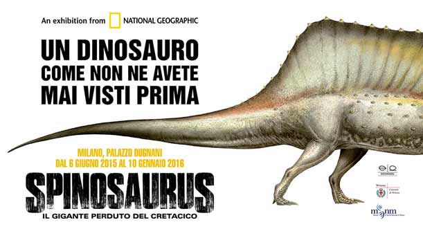 Spinosaurus a Palazzo Dugnani. Dal 6 giugno 2015