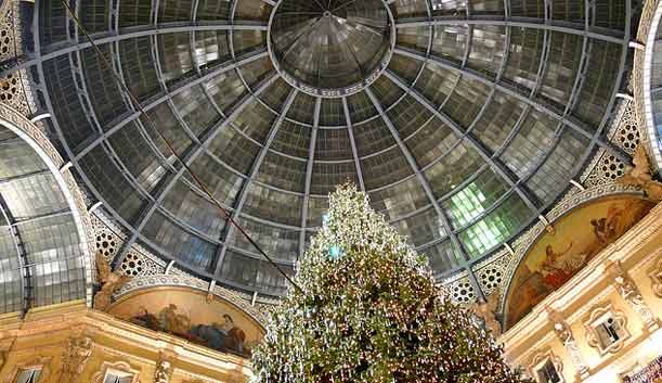 1880: a Milano arrivano le luminarie di Natale