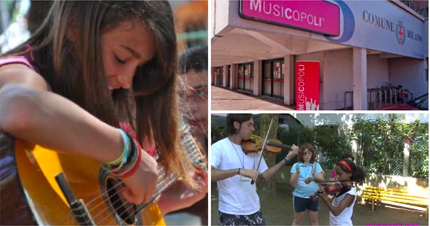 I campus di Musicopoli a Milano
