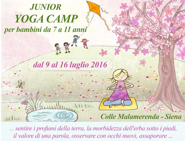 Junior yoga camp Siena Junior yoga camp Siena