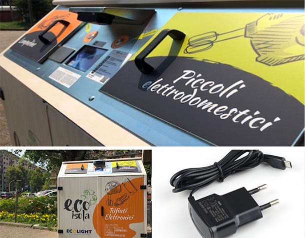 Dove e come smaltire rifiuti elettronici, lampadine e piccoli elettrodomestici a Milano 