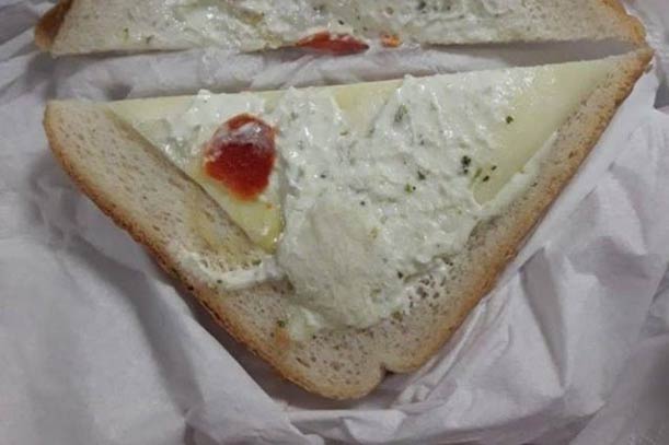 Il tramezzino servito in mensa