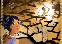 merende mitiche: Teseo e Arianna raccontata ai bambini