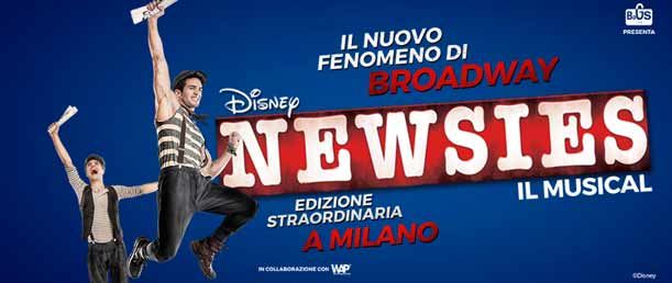 Il fenomeno di Broadway Newsies approda a Milano